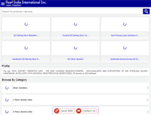 Tablet Screenshot of indiansilver925.com
